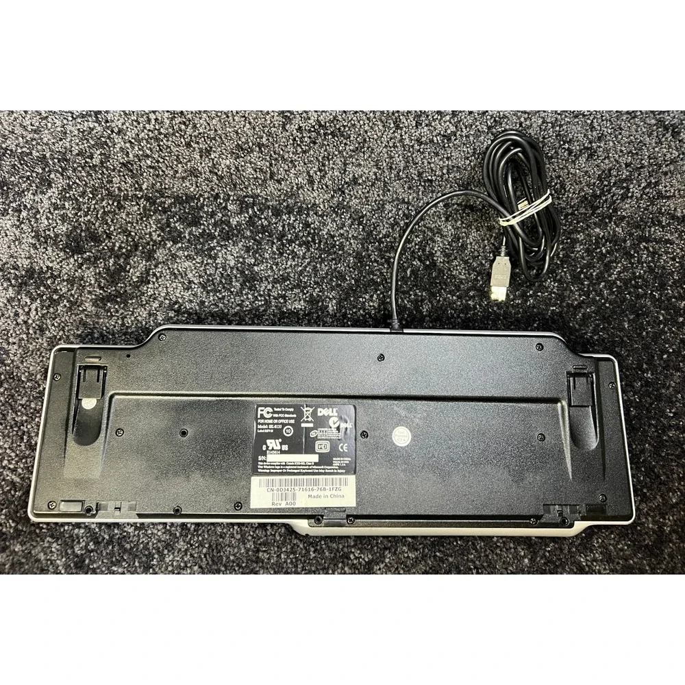 Dell SK-8135 USB Hub Wired Multimedia Keyboard Tested Works Great‎ Condition